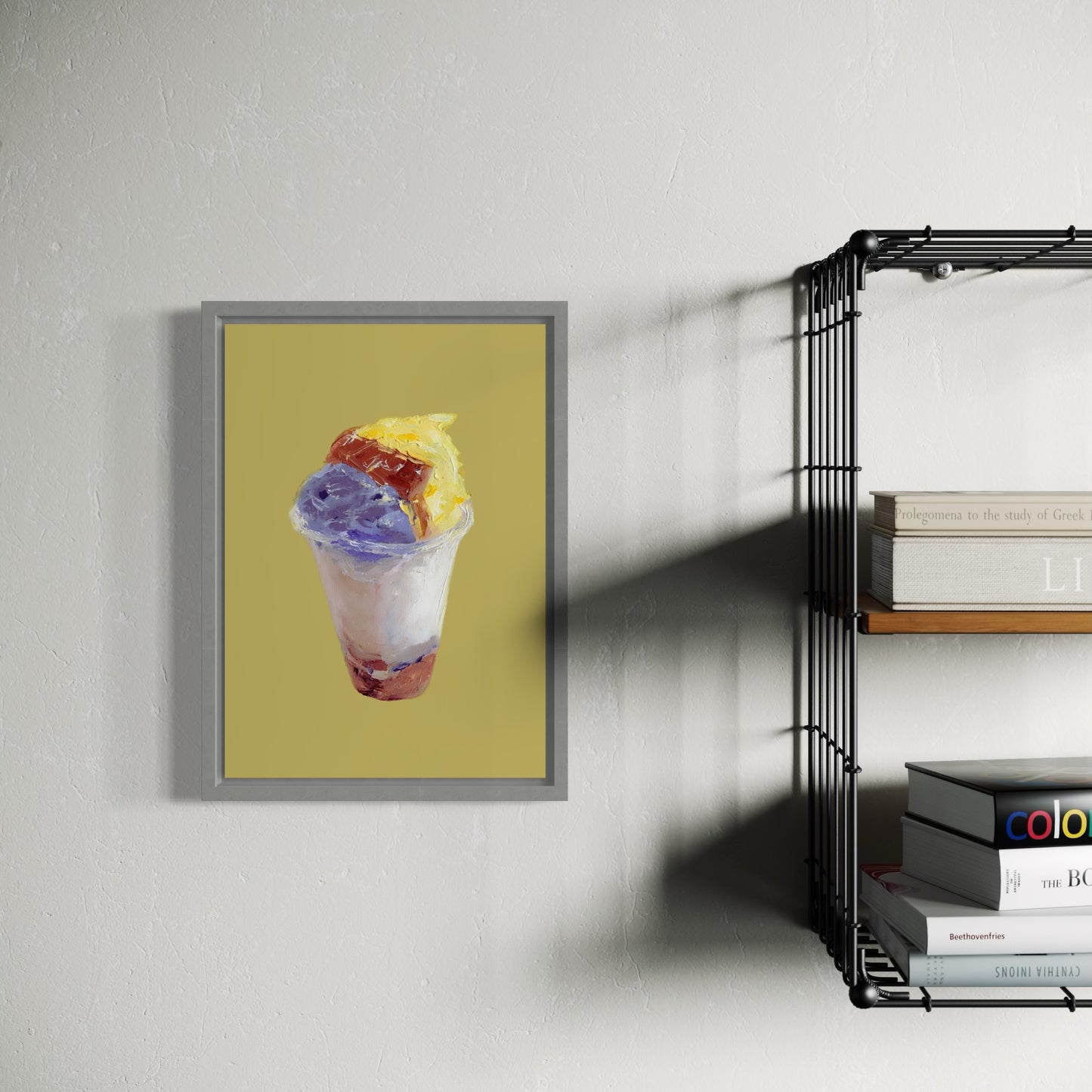 Halo Halo in a Plastic Cup