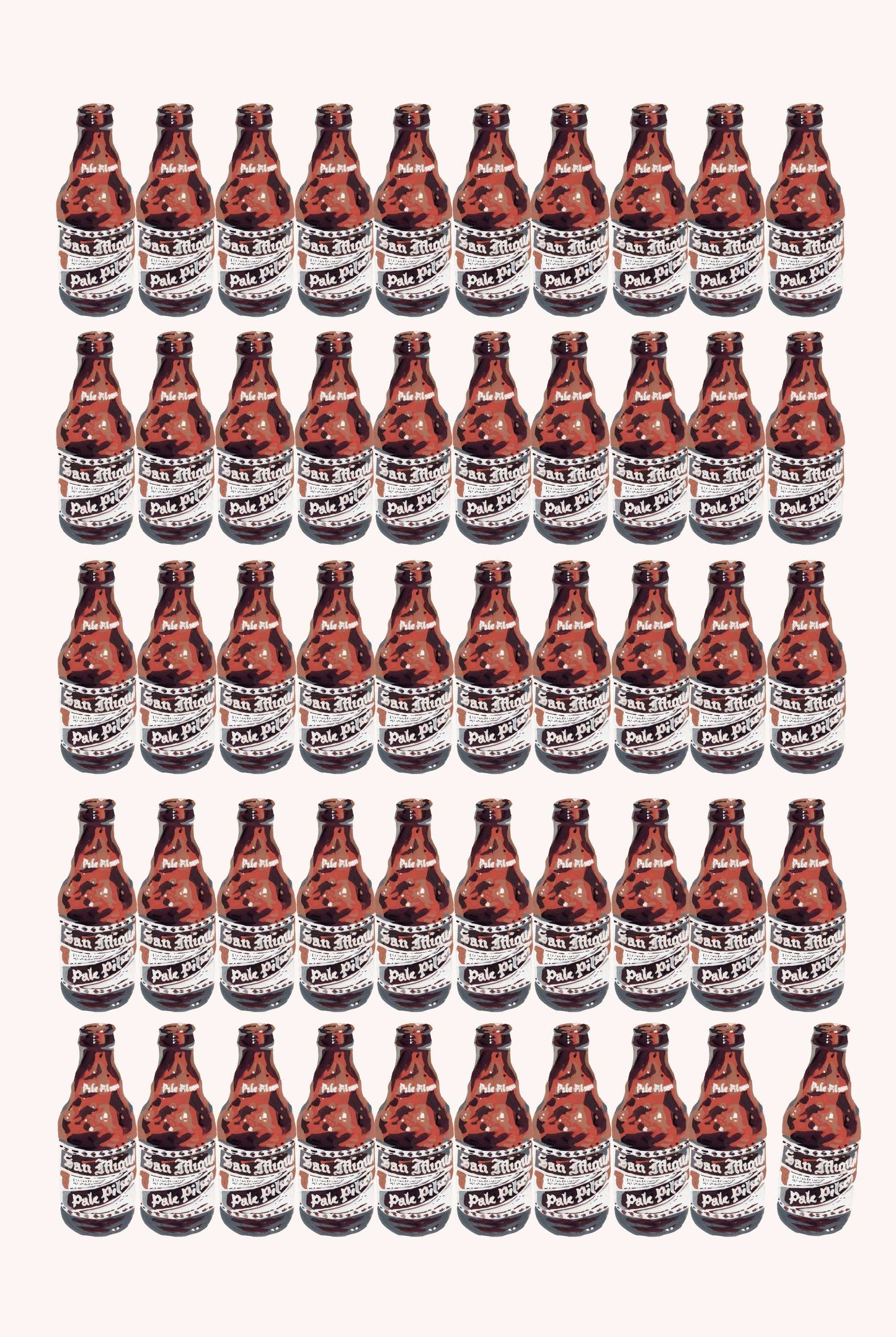 50 Bottles of San Mig | Limited Edition Paper Print