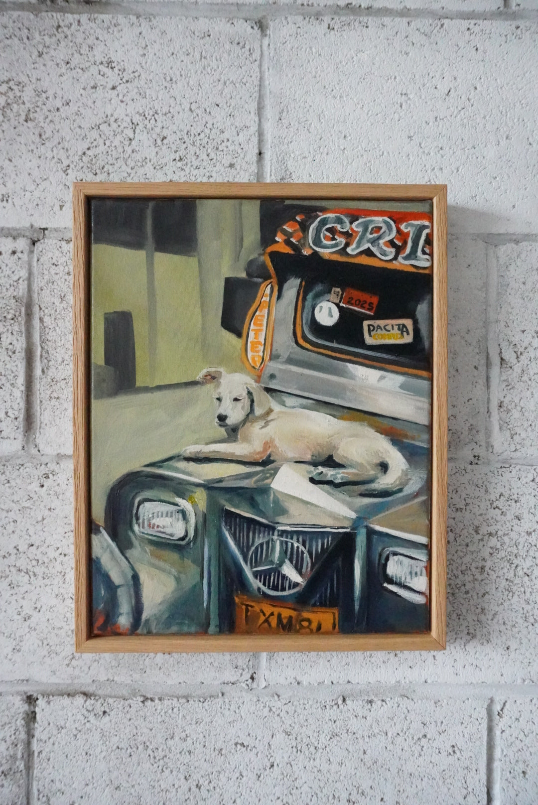 Askal on a Jeepney | Original Artwork