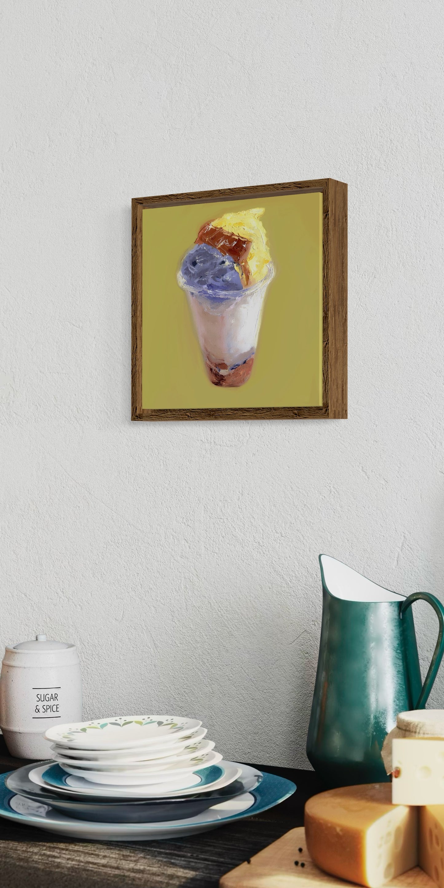 Halo Halo in a Plastic Cup