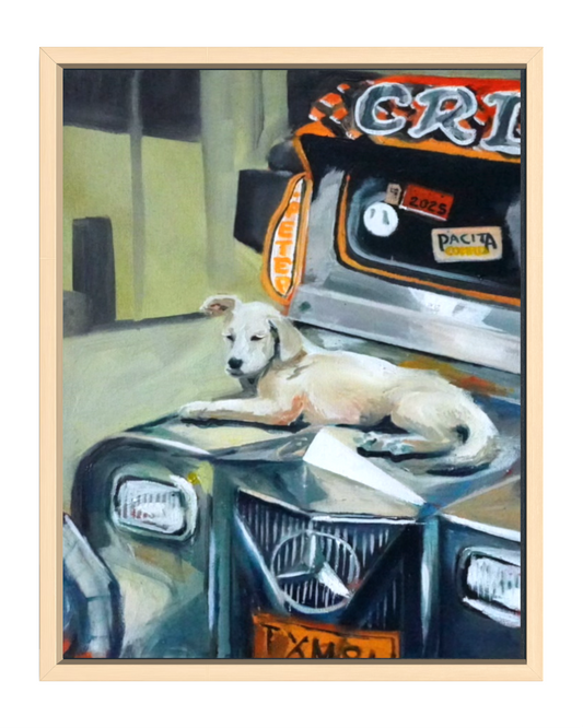 Askal on a Jeepney | Original Artwork